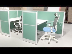 Mesa de escritório de escritório de alumínio vermelho para escritório 2 4 6 lugares para pessoas