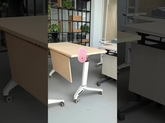 Mesa de treino dobrável móvel