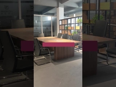 Tabela de conferências de madeira clássica grande para 10 lugares