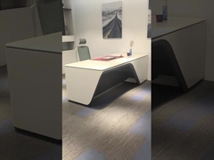 Fabricantes OEM Mobiliário de escritório Branco CEO Executive Desk