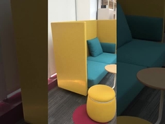 Mobiliário de escritório Sofá tecidos de privacidade modular para sala de estar