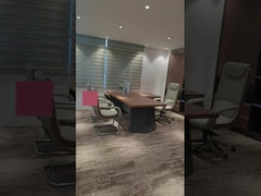 Mesa de escritório executivo de luxo Mobiliário de chefe em forma de L