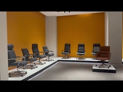 Cadeira de escritório de couro moderna