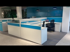 Mesas de estação de trabalho de escritório Beston Furniture Cor personalizada 4 estações de trabalho de cubículo