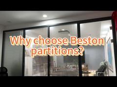 Veja a demonstração de segurança e estabilidade de divisórias de vidro para escritório