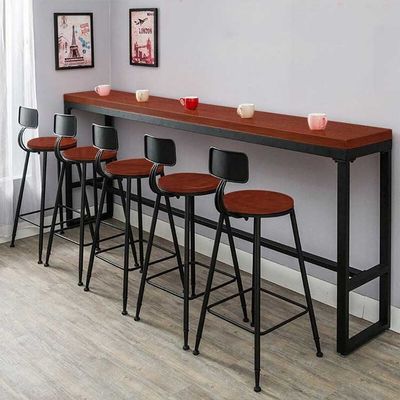 Mesa de café vintage vermelha 6,2 polegadas portátil melamina resistente a arranhões