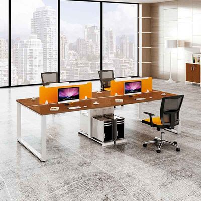 Modelo Modular de divisórias de quarto Mesa Estação de trabalho de escritório para 4 pessoas