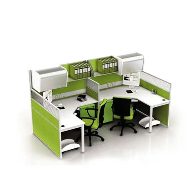 Verde Modular 2 4 6 Pessoas Escritório Estações de Trabalho Mesa Com Armário Superior