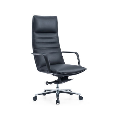 Cadeiras de escritório executivas ergonômicas giratórias de couro genuíno