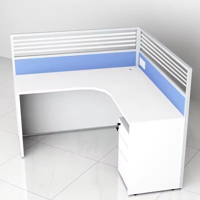 Escritório moderno Mesa de trabalho de um único assento Mesa do centro de chamadas