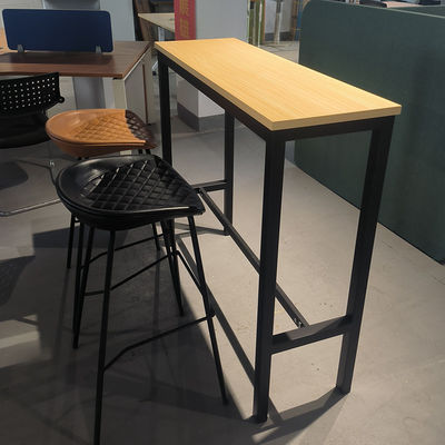 Estilo industrial Cozinha longa Refeição Metal Madeira Restaurante Refeição Bar Mesa