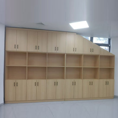 Biblioteca ou escritório personalizado Arquivo de arquivos de madeira e área de armazenamento