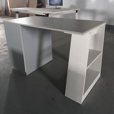 Mesa de Computador para Estudante em Placa de Melamina de 25mm 1200W*600D*750A MM Mesa para Escritório Doméstico Resistente a Arranhões