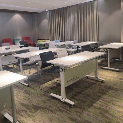 Fabricantes de mobiliário de escritório Mesa de formação dobrável Mesa de sala de reuniões