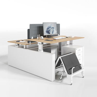 Modern Adjustable Standing Desk 2 4 Pessoas Electric Sit And Stand Desk