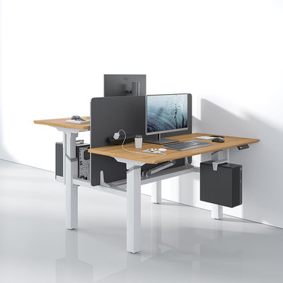 Mesa de Sentar Ergonômica de Madeira Mesa de Sentar Elétrica de Alturas Ajustáveis