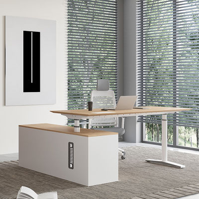 Escritório eletrônico moderno com ajuste de altura Escritório ergonômico executivo em pé