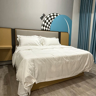 Conjunto de Mobiliário de Quarto de Hotel Personalizado em Madeira para Hotéis 3, 4 e 5 Estrelas